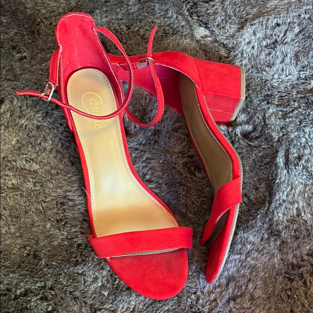 Candies Red Women's Heels